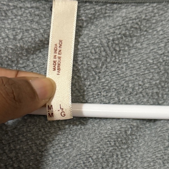 Free people Gray Hooded Zip-Up Jacket hoodie pockets boxy fit oversized - Picture 3 of 11